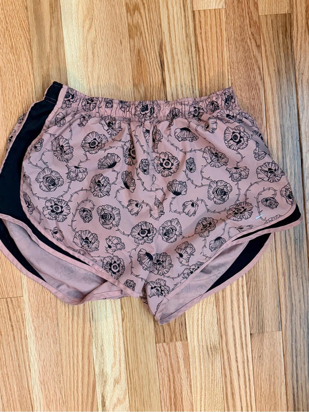 Nike Pink Floral Running Shorts